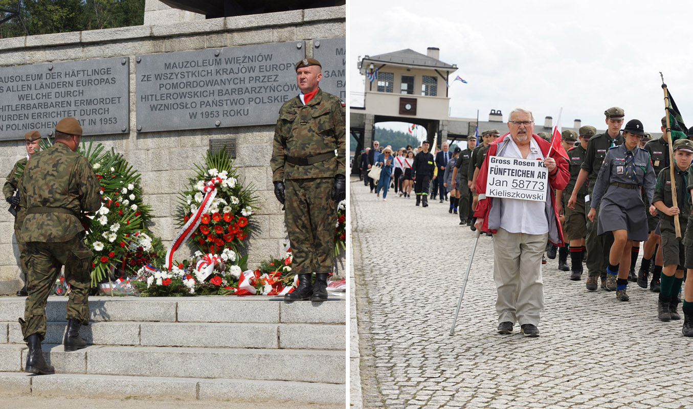 Upamiętnią 85. rocznicę wybuchu II wojny światowej na terenie Muzeum Gross-Rosen 